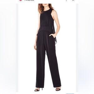 BCBGMaxAzria Black Wide Leg Jumpsuit
